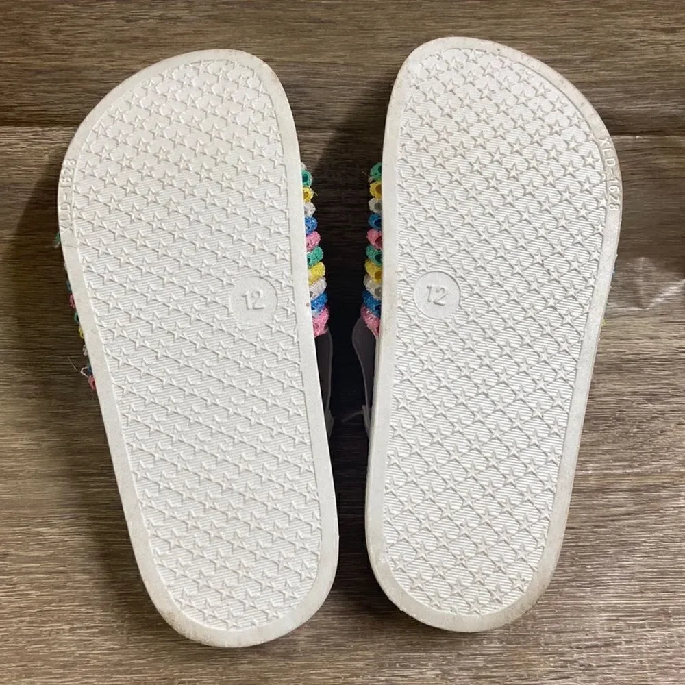 Tommy Bahama Rainbow Glitter Slides